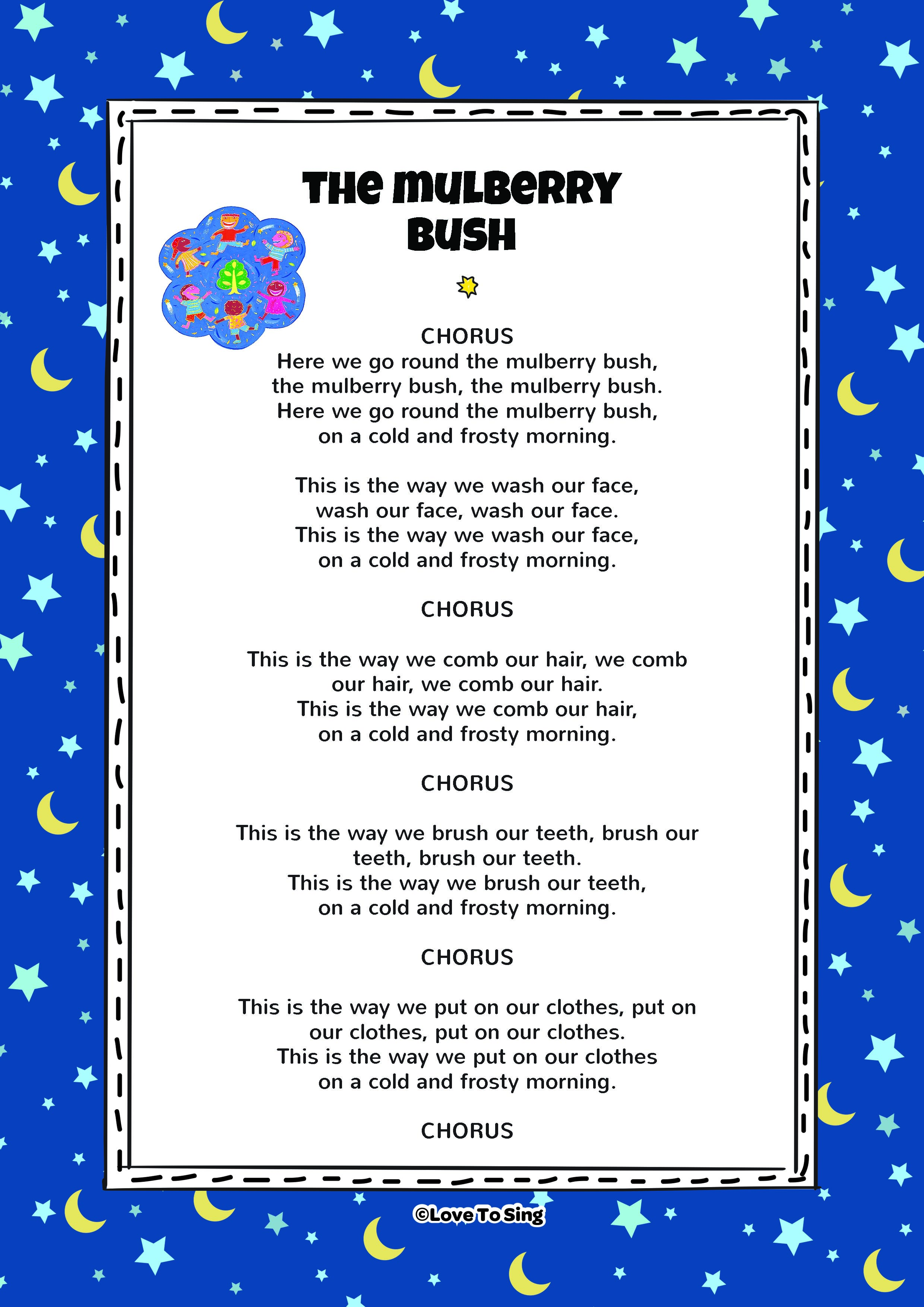 Resultado de imagen de mulberry bush lyrics