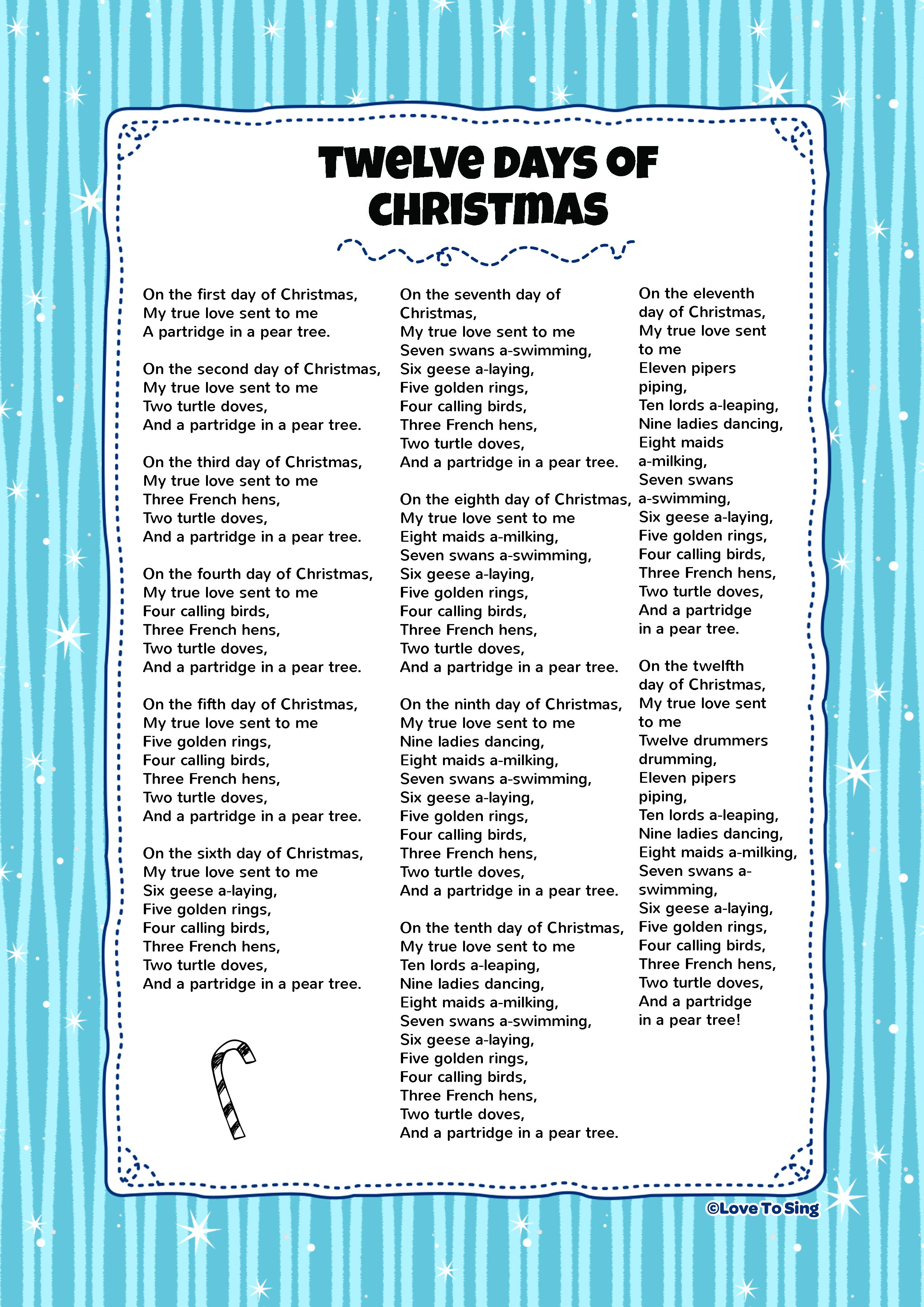 printable-lyrics-for-12-days-of-christmas-printable-word-searches