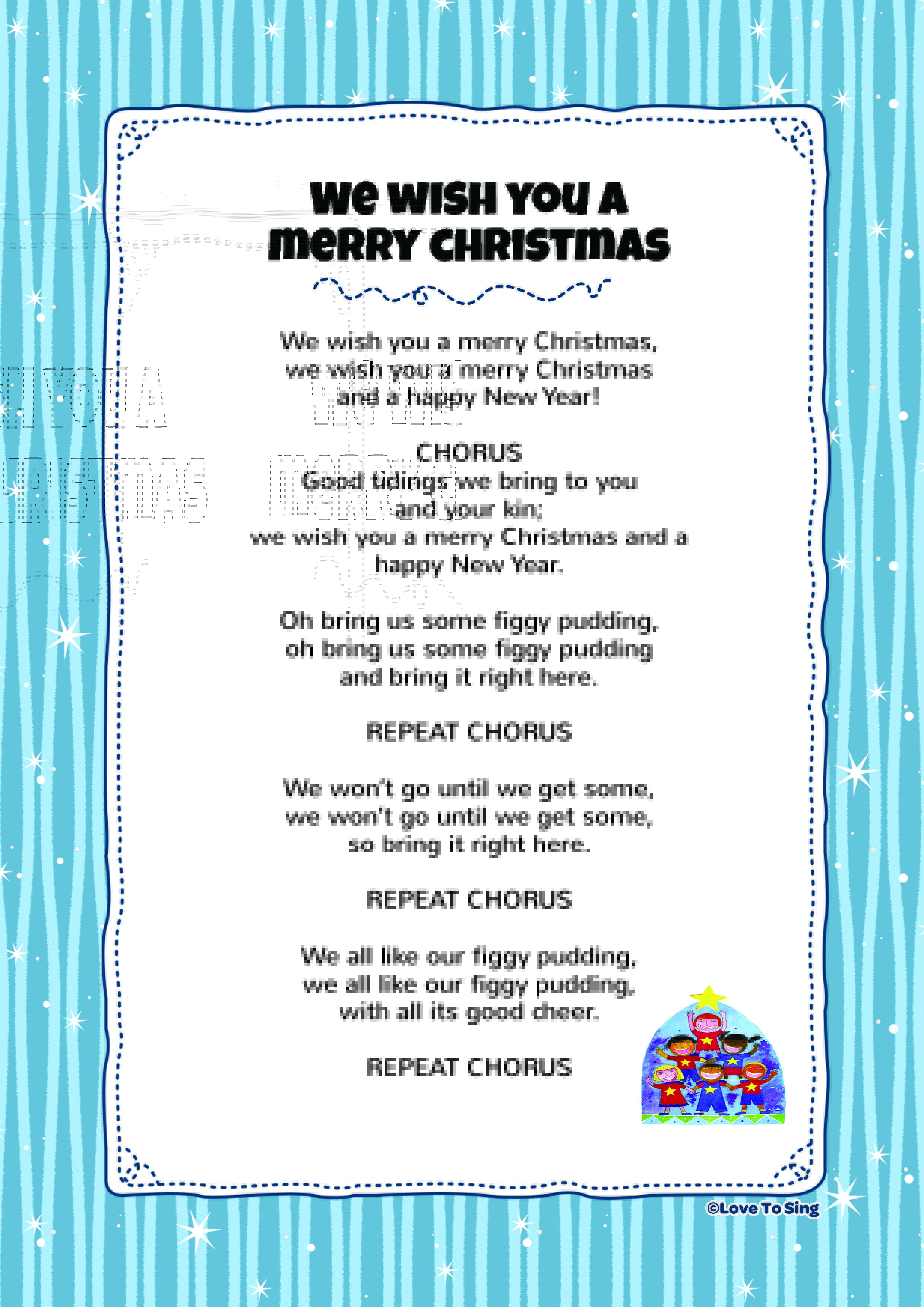 We Wish You A Merry Christmas | Kids Video Song with FREE Lyrics & Activities!
