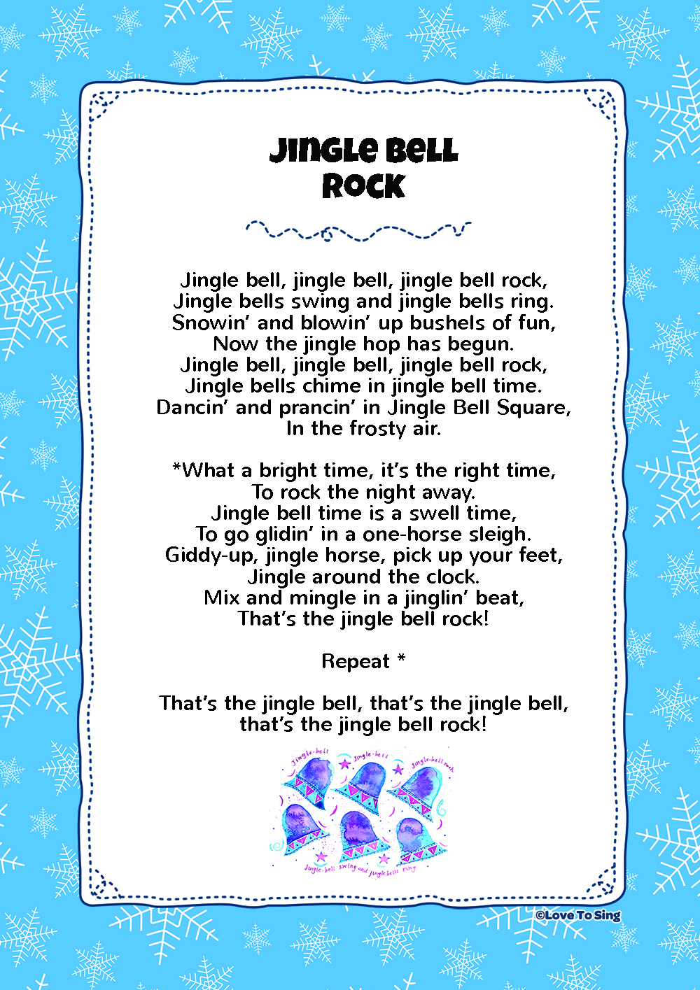 Jingle Bell Rock Kids Video Song with FREE Lyrics & Activities!